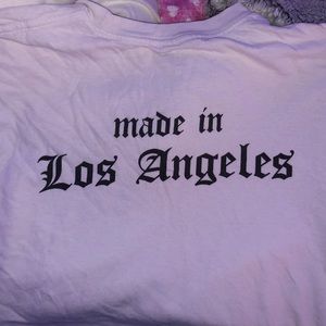 Brandy Melville “Made in LA” Crop Top